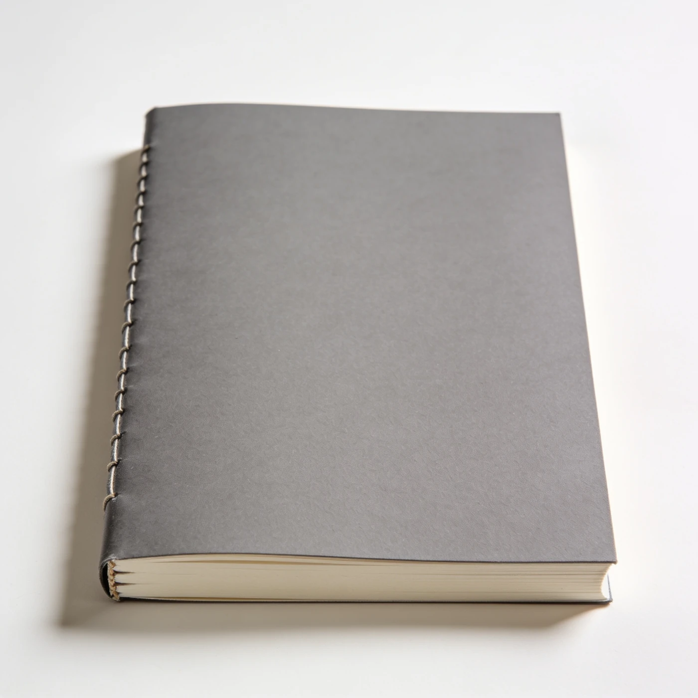 Studio Sketch Book — slate paperboard cover; stitched signatures; blank drawing paper